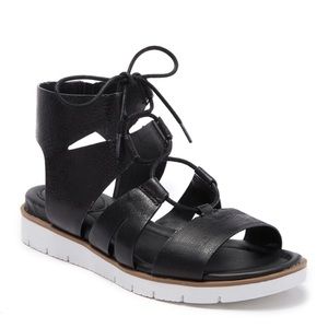 Söfft Malaga Gladiator Sandals Black Leather